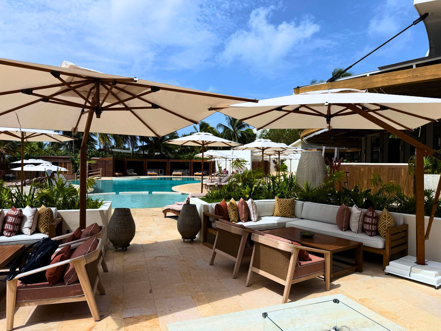 poggesi parasols - neutrals tones