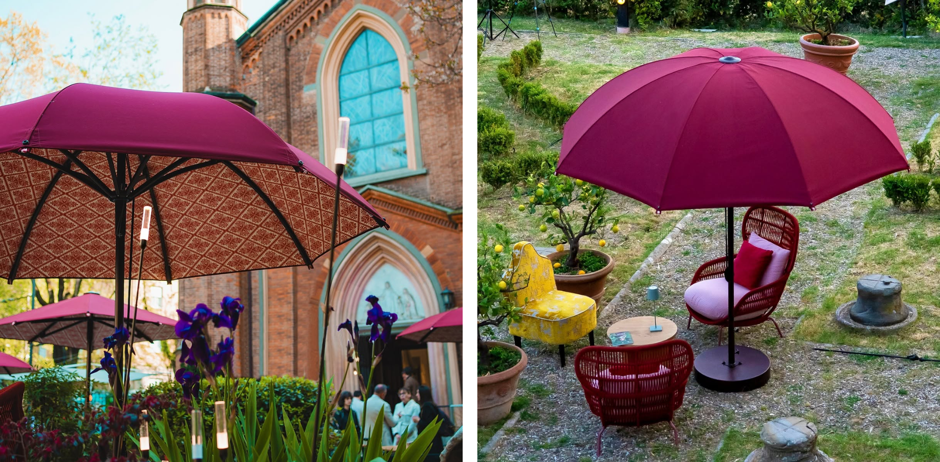 poggesi parasols colours